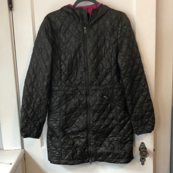 Northface Thermoball Long Jacket Brown/Green - Picture 4 of 16